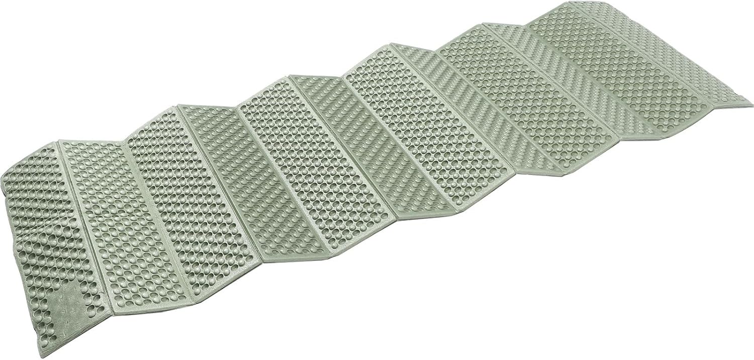 Foldable Waterproof Camping Sleeping Mat with Aluminum Foil Layer, Thick Portable Picnic Pad Moisture-Proof Floor Mat for Hiking and Outdoor Use