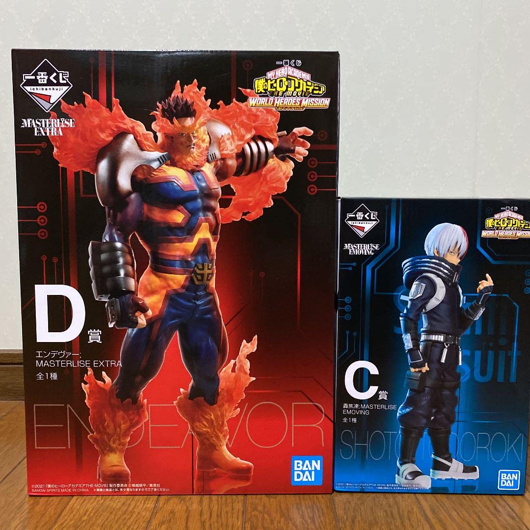 ヒロアカ一番くじエンデヴァー＆轟 親子 EFG賞含む12点セット‼︎