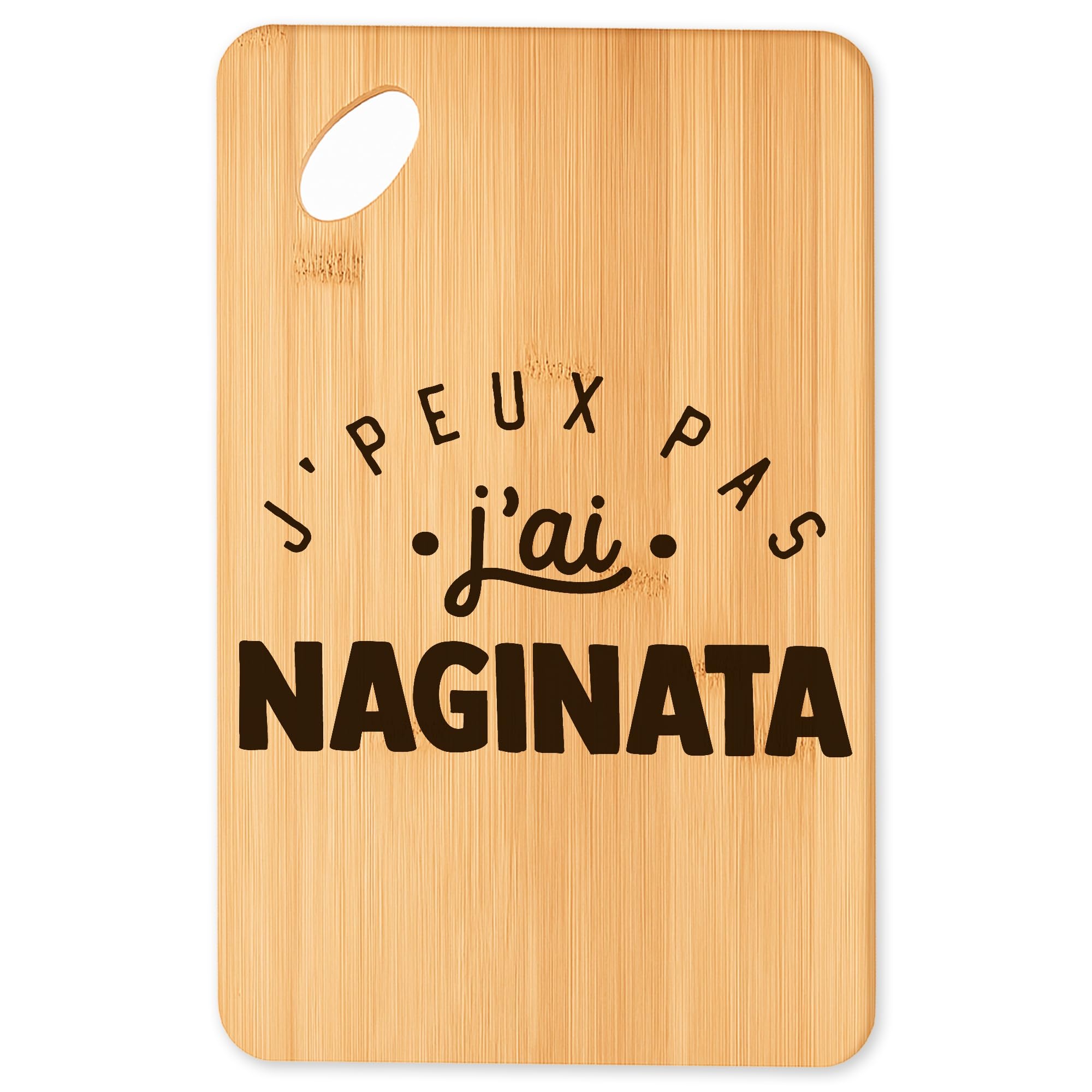 Planche à découper Mug jpeux pas jai naginata 2 2 Blanc en bambou pour l'apéro
