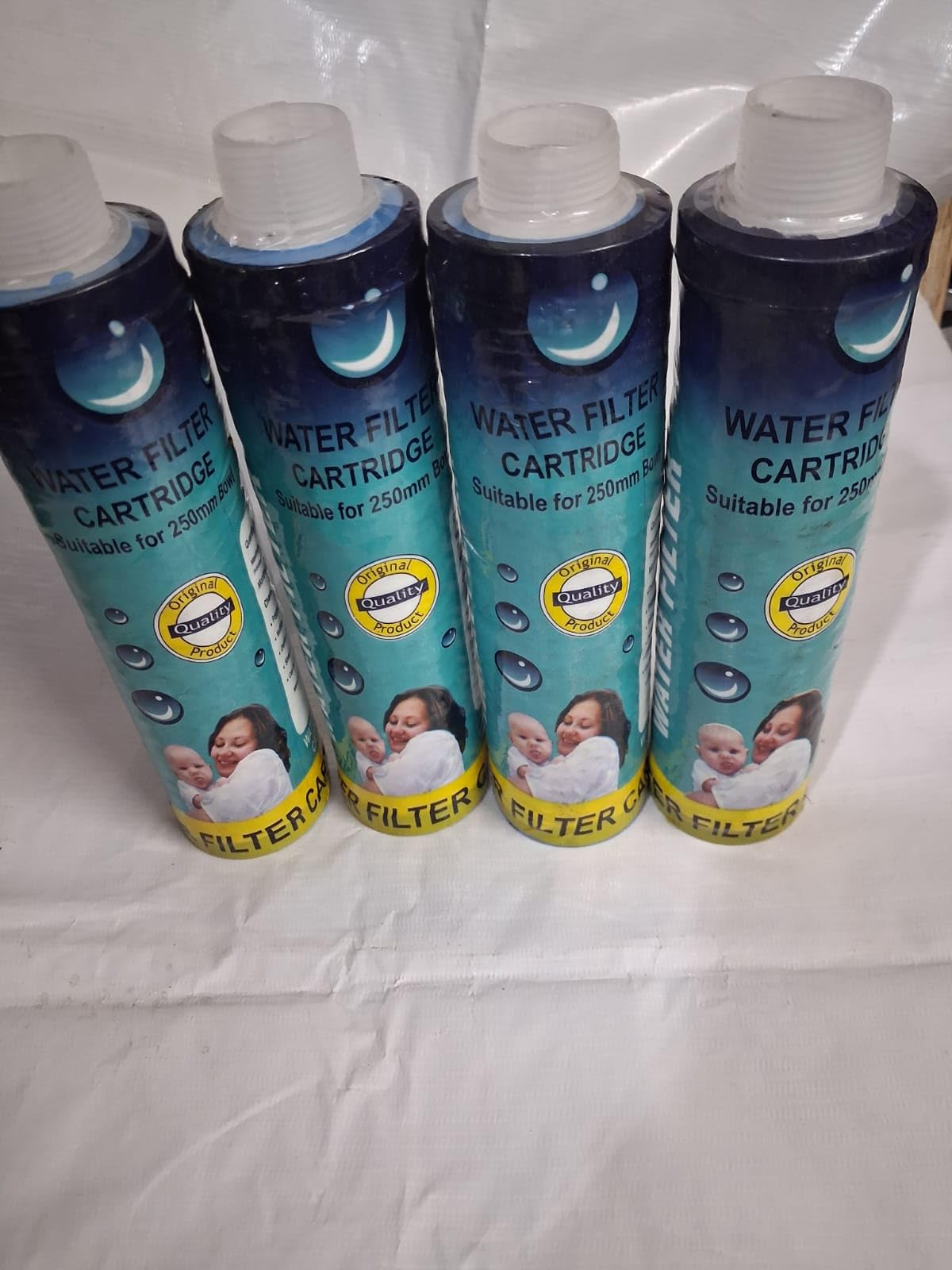 Water Purifier Cartridge Pack of 4 in 1 for 250mm Bowl | Multi-Stage Filtration, RO Membrane, Sediment Filter, Pre & Post Carbon, 2000 TDS Pure Water-image-16