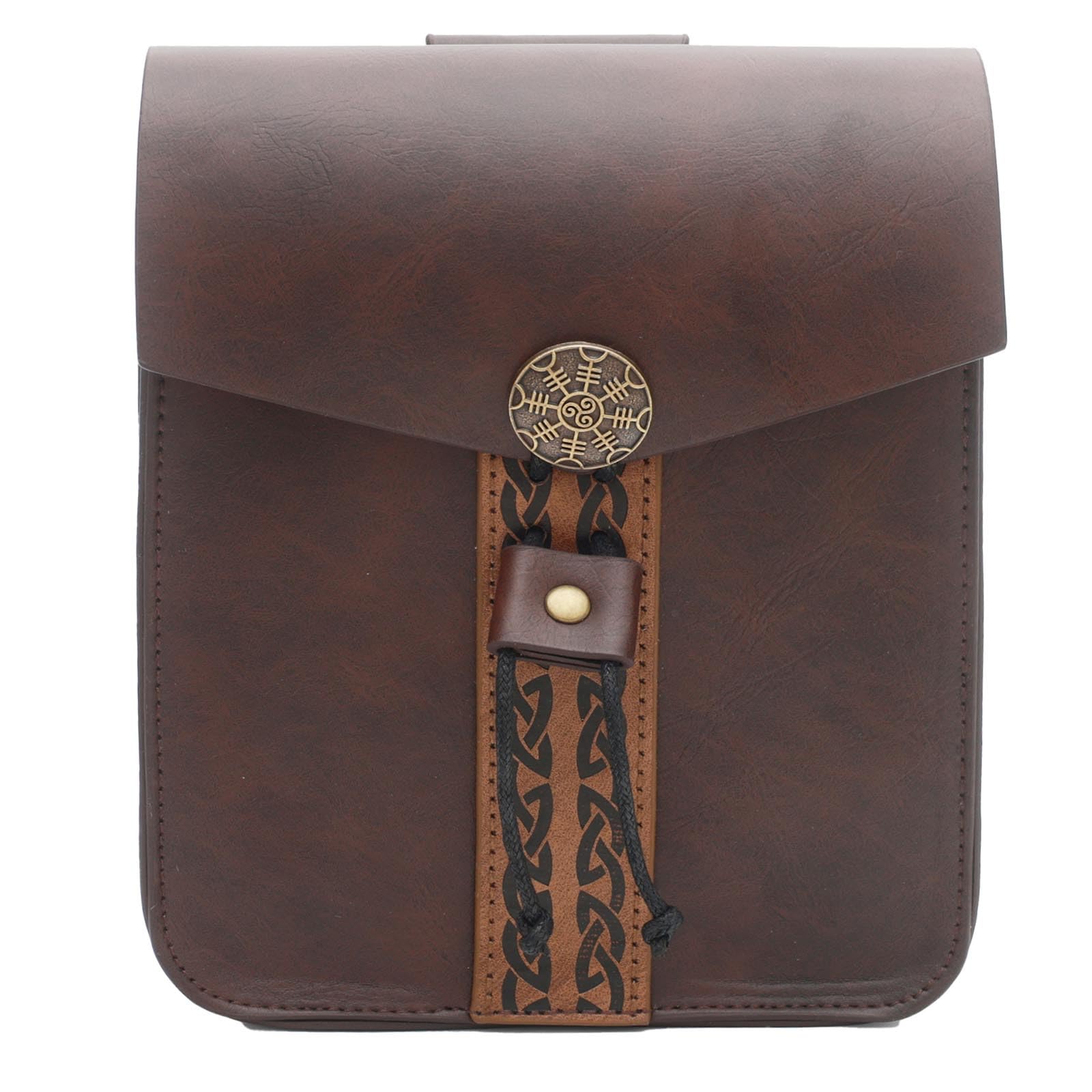 Mittelalter Gürteltasche aus Kunstleder, Vintage Mittelalter Kunstleder Gürteltasche, Retro Mittelalter Gürteltasche Hüfttasche, Ledertasche Herren, Gürteltasche Herren Leder, für Spieleparty, Cosplay