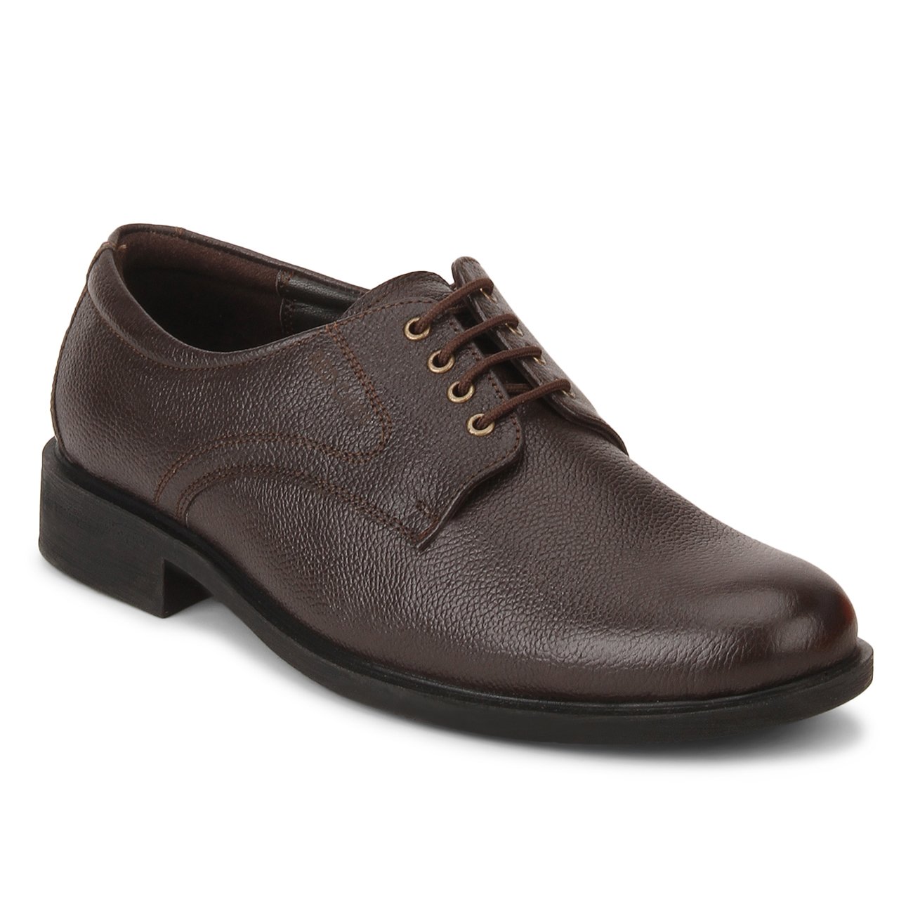 Genuine Leather Formal Derby Shoes for Men | Elegant & Comfortable Office Wear | RC3501-image-11