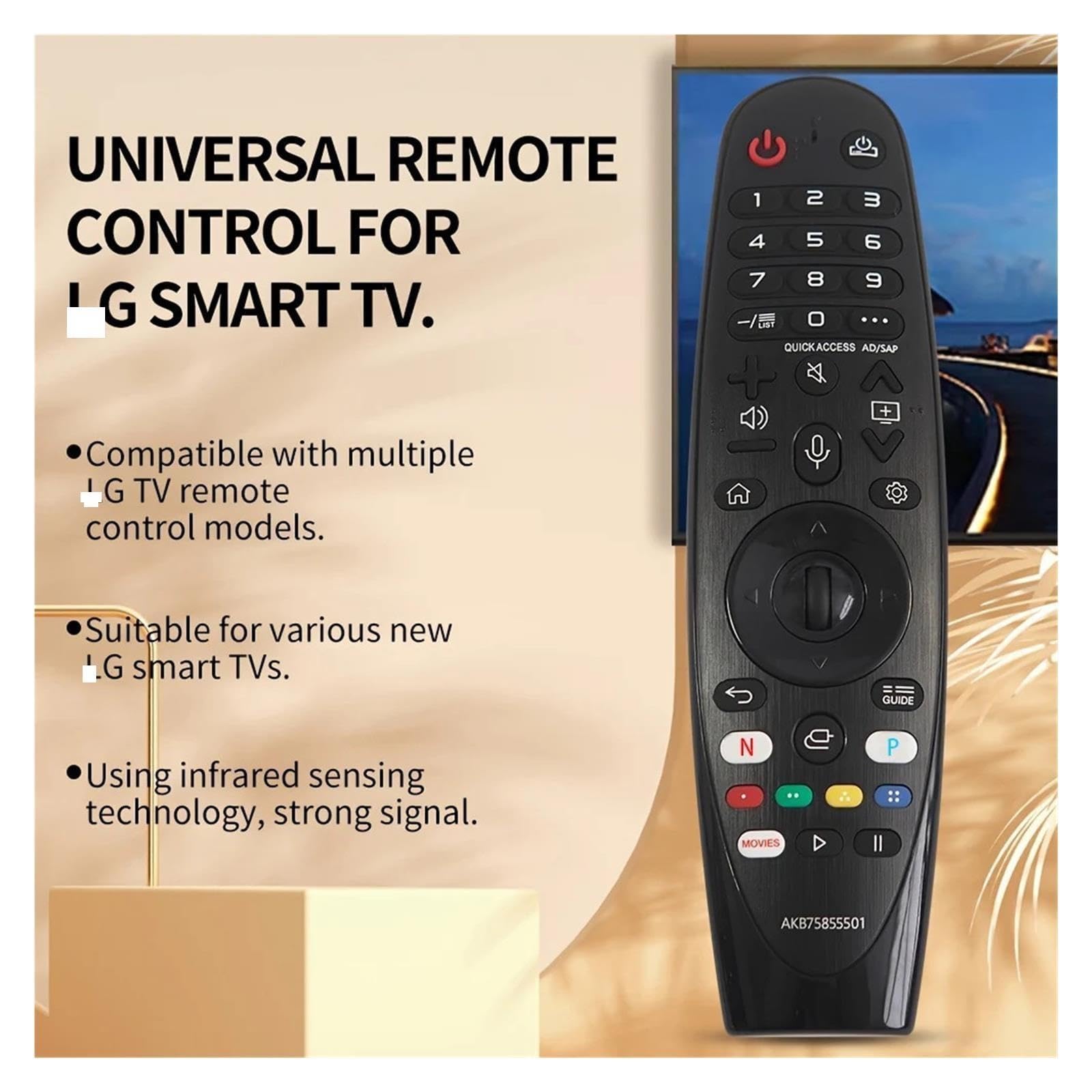 1 szt. AKB75855501 Uniwersalny pilot Magic do Smart TV