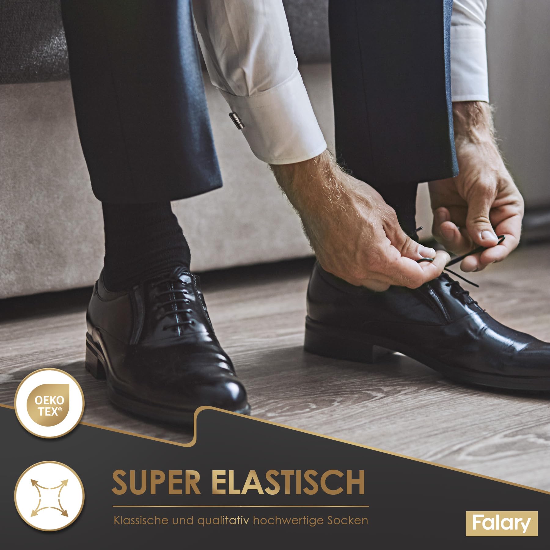 FALARY 12 Paar Socken Herren Damen Baumwolle Herrensocken Schwarz Weiß Sport Socks Atmungsaktive - 3