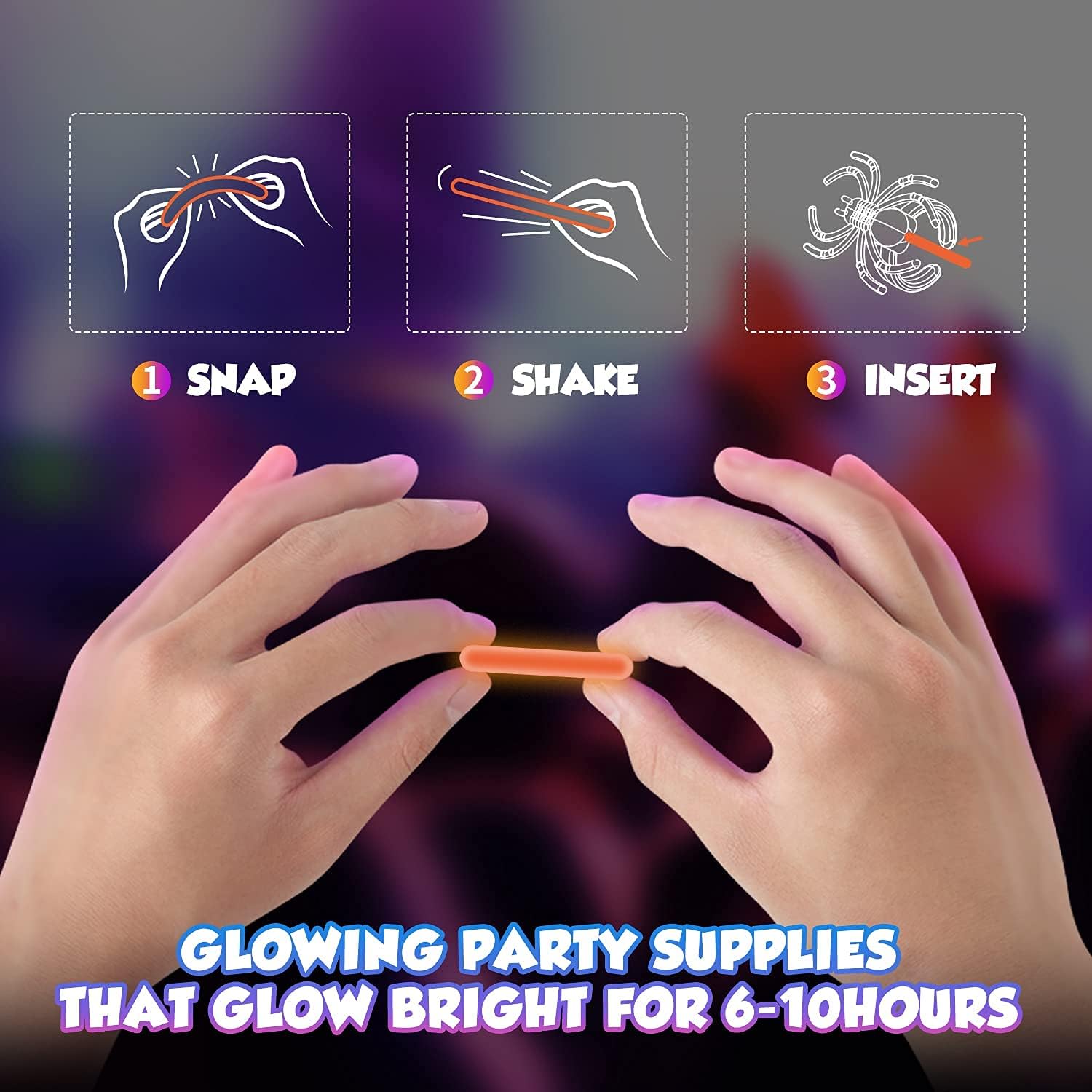 Glow in The Dark Halloween Party Favor Set for Kids,18 Glow Critters Toys&42 Glow Sticks,Party Favors for Trick or Treating,Goodie Bag Fillers,Halloween Miniatures,School Classroom Game Rewards : Everything Else