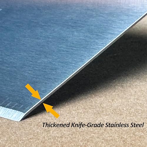 Miniatura 3 de Vovoly Raspador multiusos de banco, utensilio de cocina para plancha plana, cortador de masa para cortador de pan y pizza, rascador de plancha de