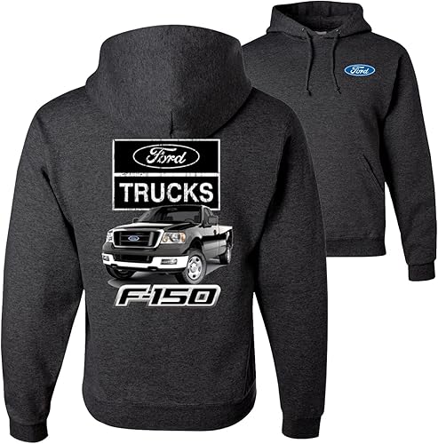 Wild Bobby Ford Trucks F150 Pickup Cars and Trucks Front and Back - Sudadera con capucha unisex