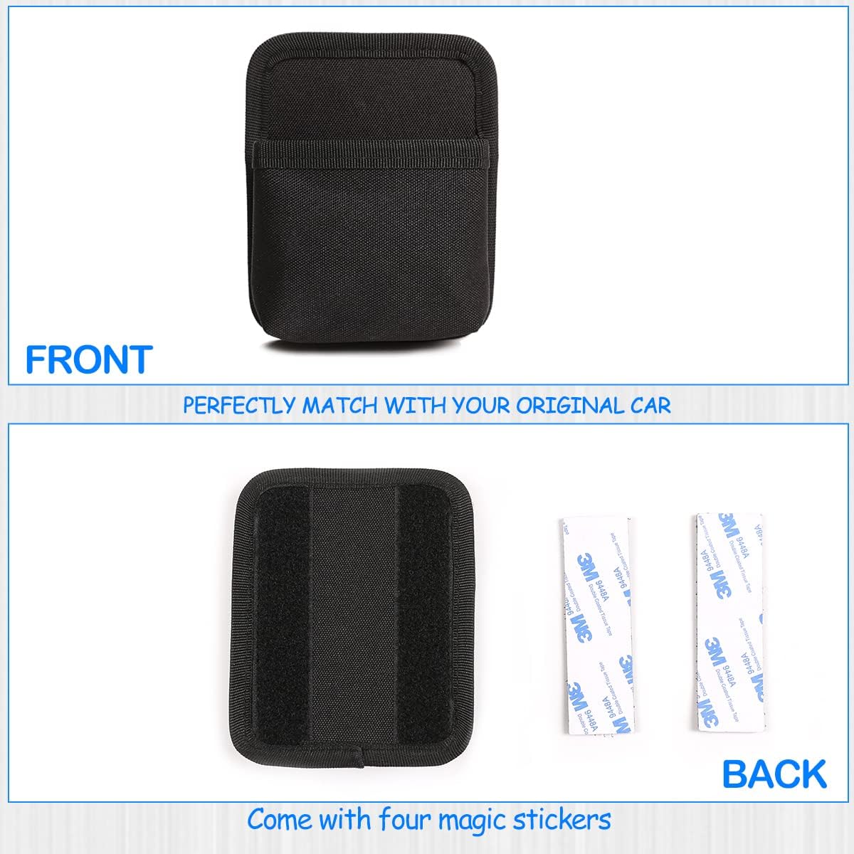 Generic Car Air Vent Storage Bag Fit for Toyota FJ Cruiser 2007-2021 Multifunction Organizer Pouch Storage Sunglasses Coin Key Card Case, Black, KiTen : Automotive