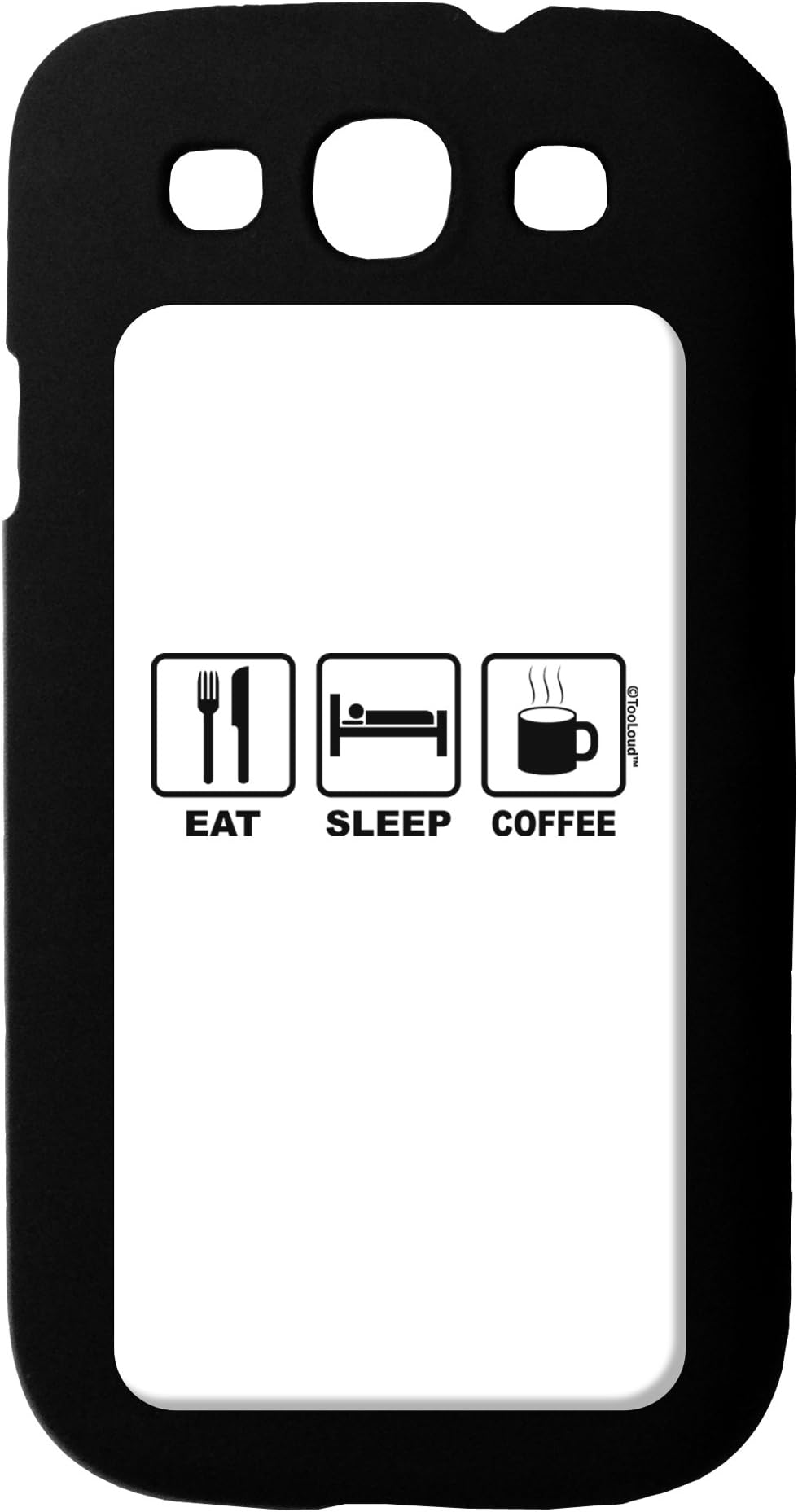 TooLoud Eat Sleep Coffee Design Galaxy S3 Case