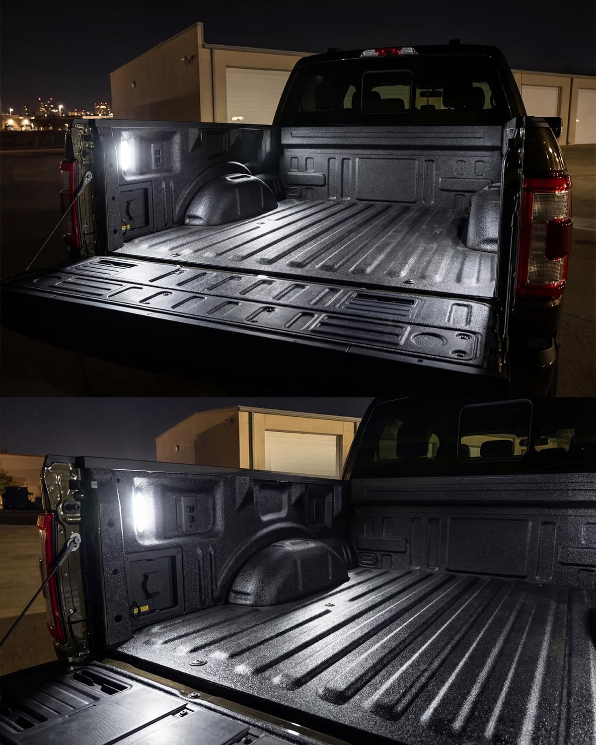 LED Truck Bed Lights Compatible with 2015-2025 F150, 2017-2025 F150 Raptor, 2017-2025 F250 F350 Super Duty, Super Bright 42-SMD LED Chip Cargo Bed Lights with 5ft Extension Power Cable, Pair