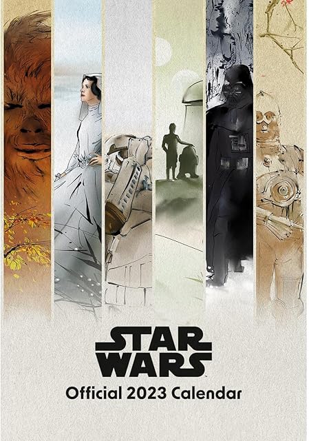 Star Wars Classic (Adults) 2023 - Month to a View Poster Calendar 30cm x 42cm - Official Merchandise