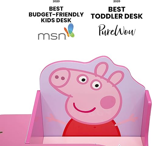 Miniatura 7 de Delta Children Escritorio con silla con contenedor de almacenamiento + diseño y almacenamiento de 6 contenedores organizador de almacenamiento de