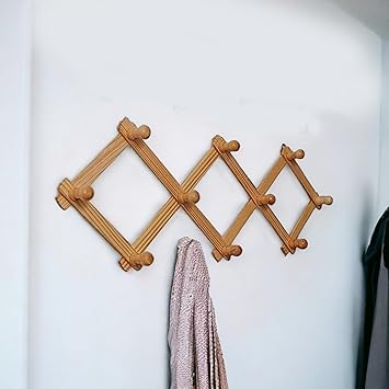Multipurpose Wooden Wall Mounted Cloth Hook Adjustable Hanger Diwali Gift