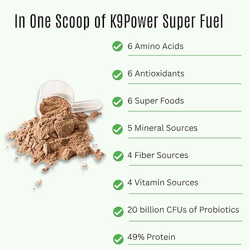 Miniatura 4 de K9 Power Super Fuel para perros de 1 libra  Aumenta los niveles de energía, apoya el crecimiento muscular y mejora la salud de las articulaciones,