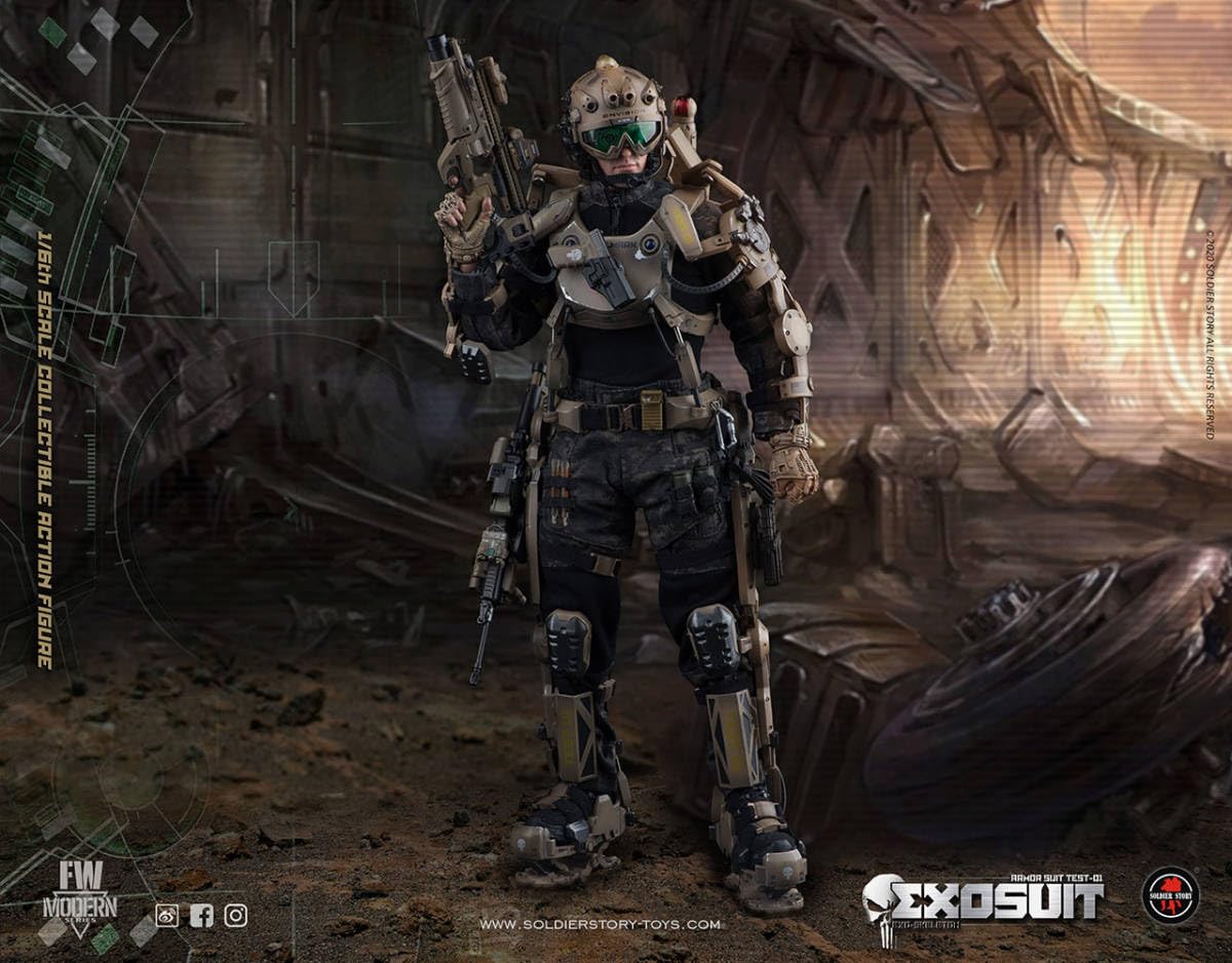 Amazon | Soldier Story 1/6 EXO ARMOR SUIT TEST-01 未開封 SS-122 検
