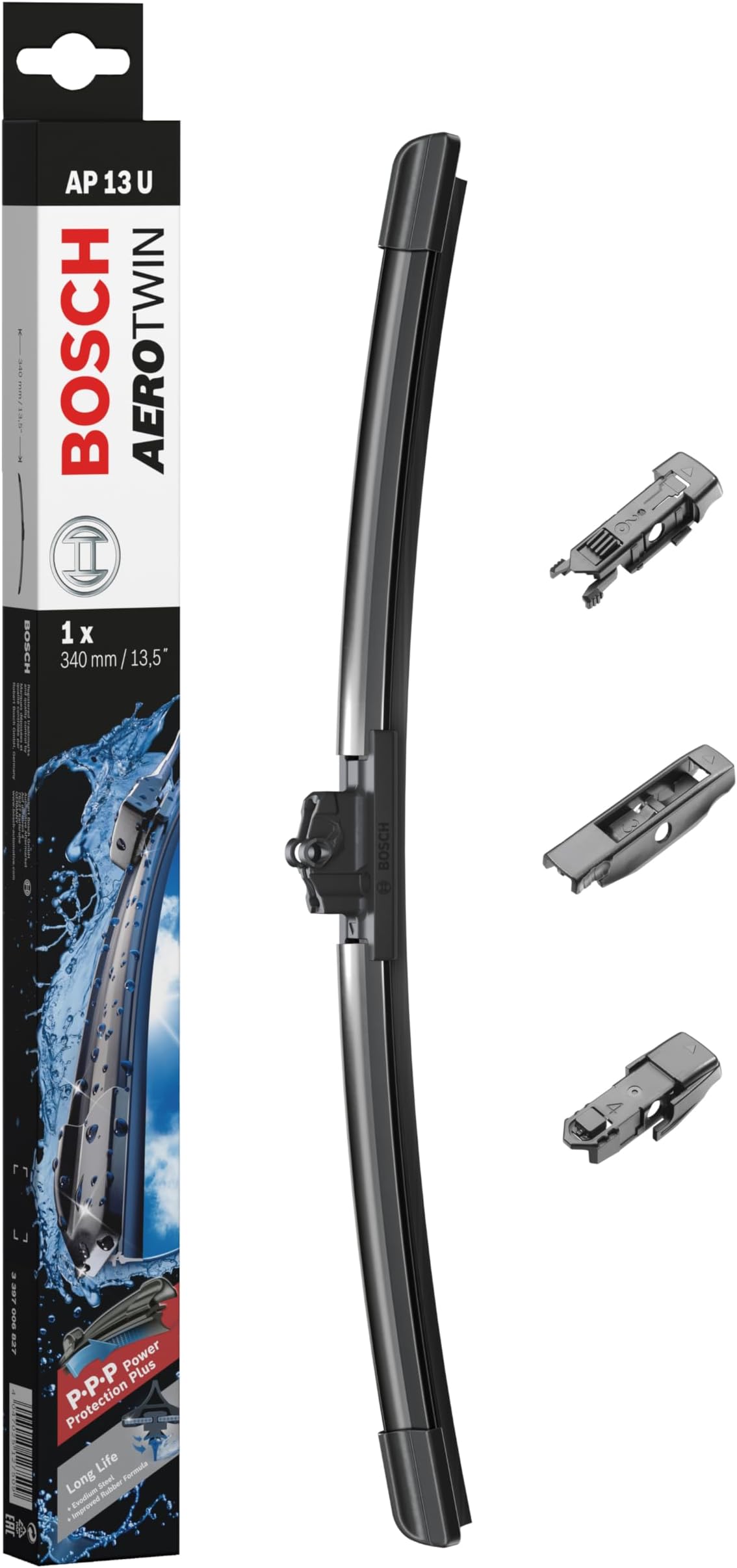 Ruitenwisserblad Bosch 3 397 007 865 - Bosch A865S - Ruitenwissers Aerotwin - Lengte: 800/700 mm - set wisserbladen voor