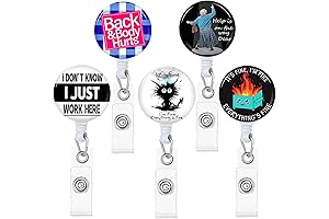 Adorable Name Tag Clips for Efficient Badge Organization