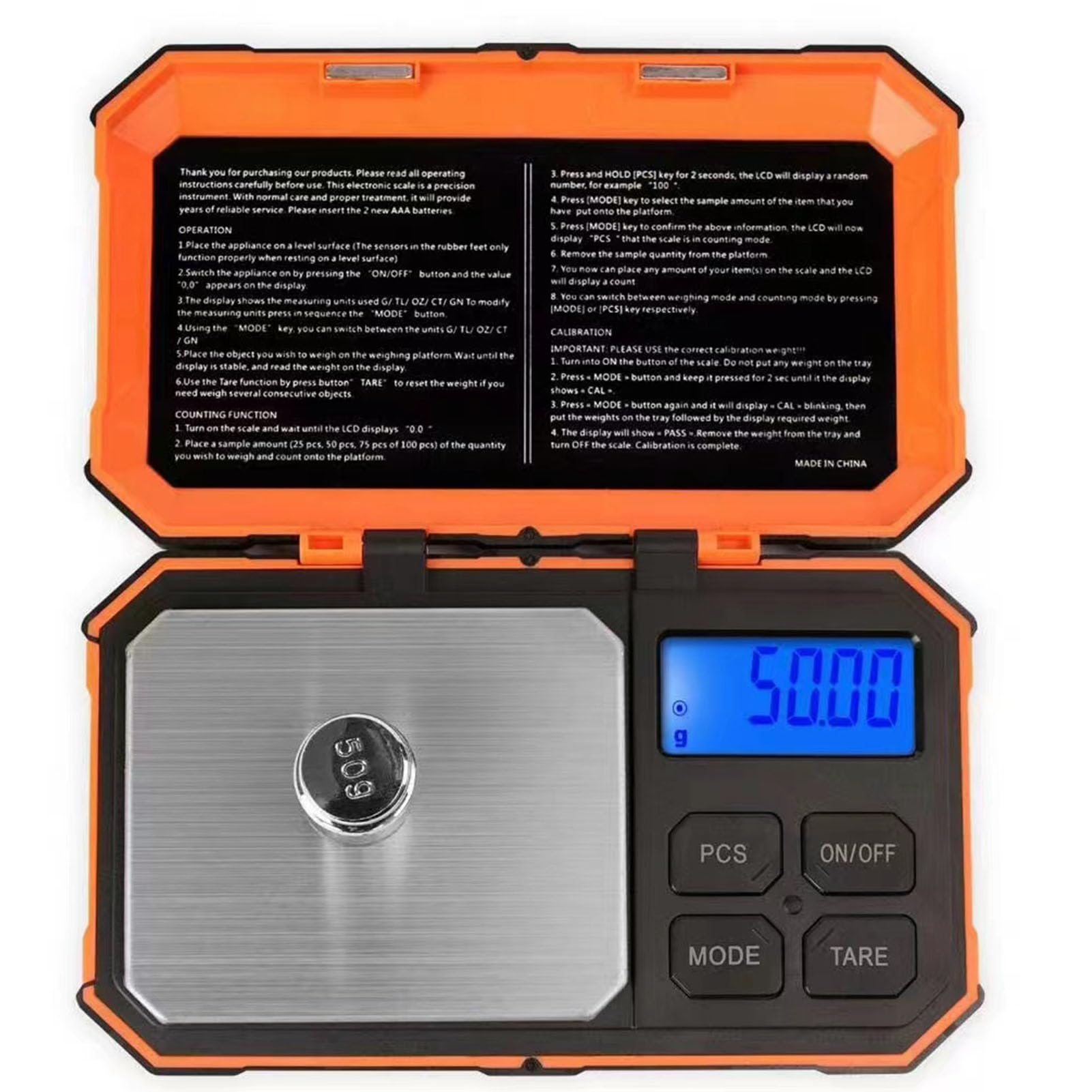 MYUYEE Jewelry Scale Home Scales For Body Weight Mini Food Scale Digital Food Scale Small Digital Scale 0.01 Gram Scale Digital Grams Scale Practical Scale Electronic Balance G