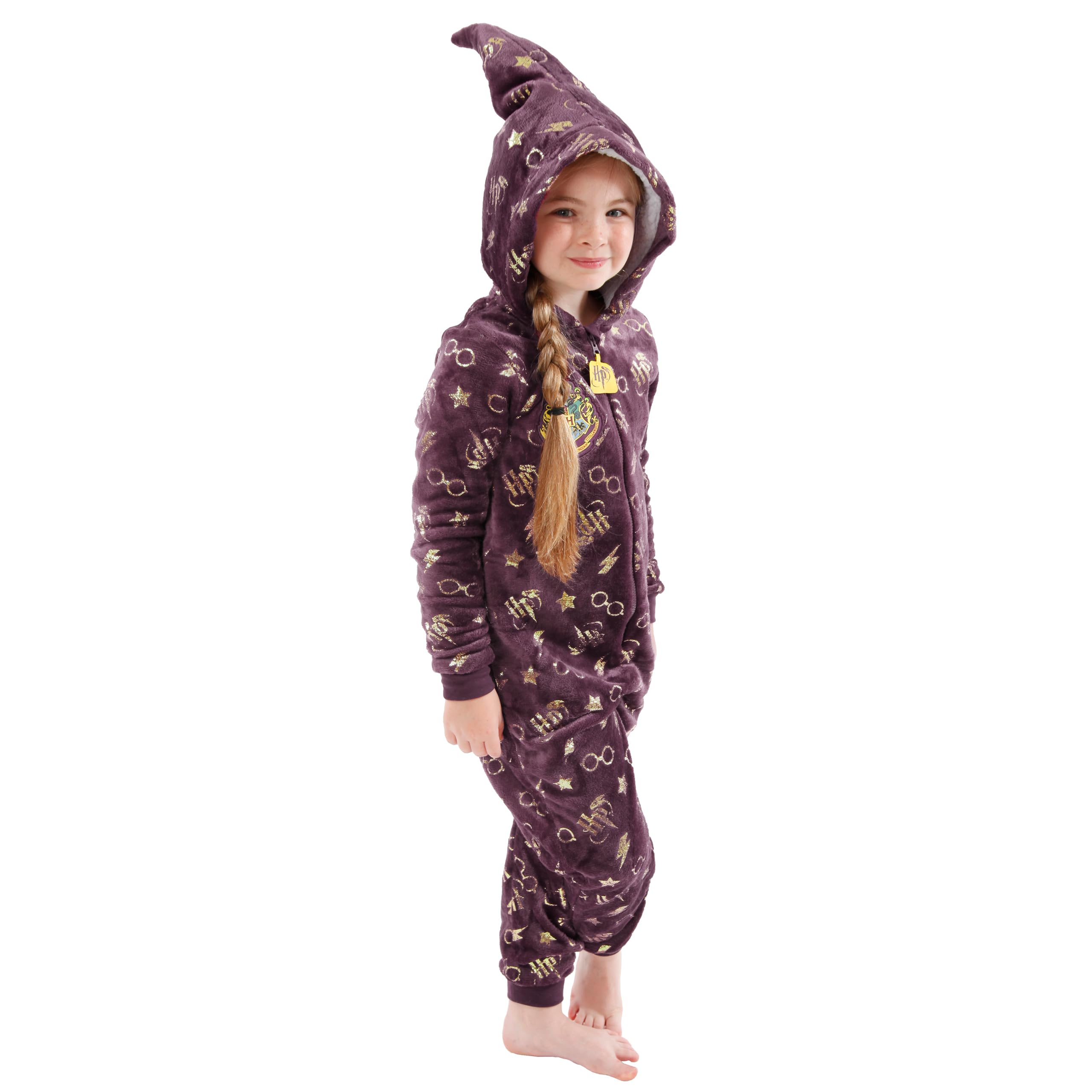 Harry Potter Combinaison pour Filles | Poudlard Filles Onesies | Pyjamas Gryffondor pour Filles | 5 à 13 Ans | Marchandise Officielle