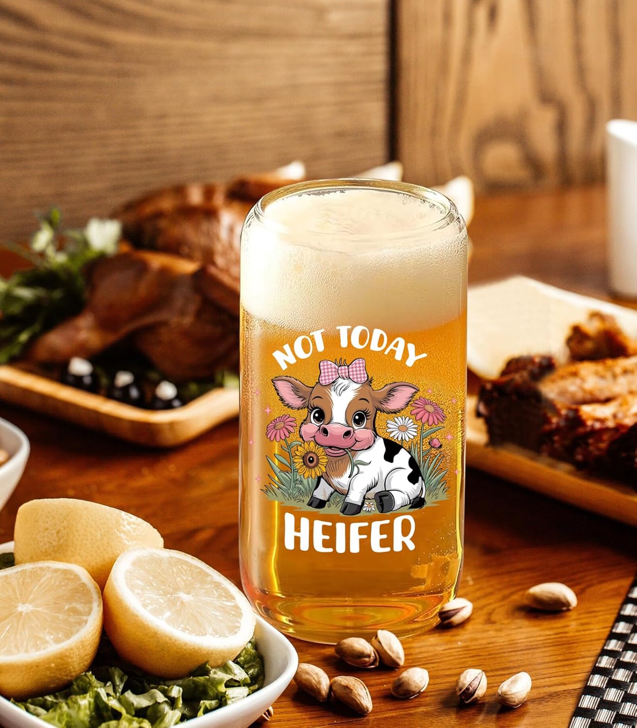 Highland Cow Gifts for Women,Highland Cow Print Drink Coffee Cup 16oz,Funny Birthday Mothers Day Christmas Valentine's Day Gifts for Cow Lovers New Mom Mother(Not Today Heifer) - Image 6