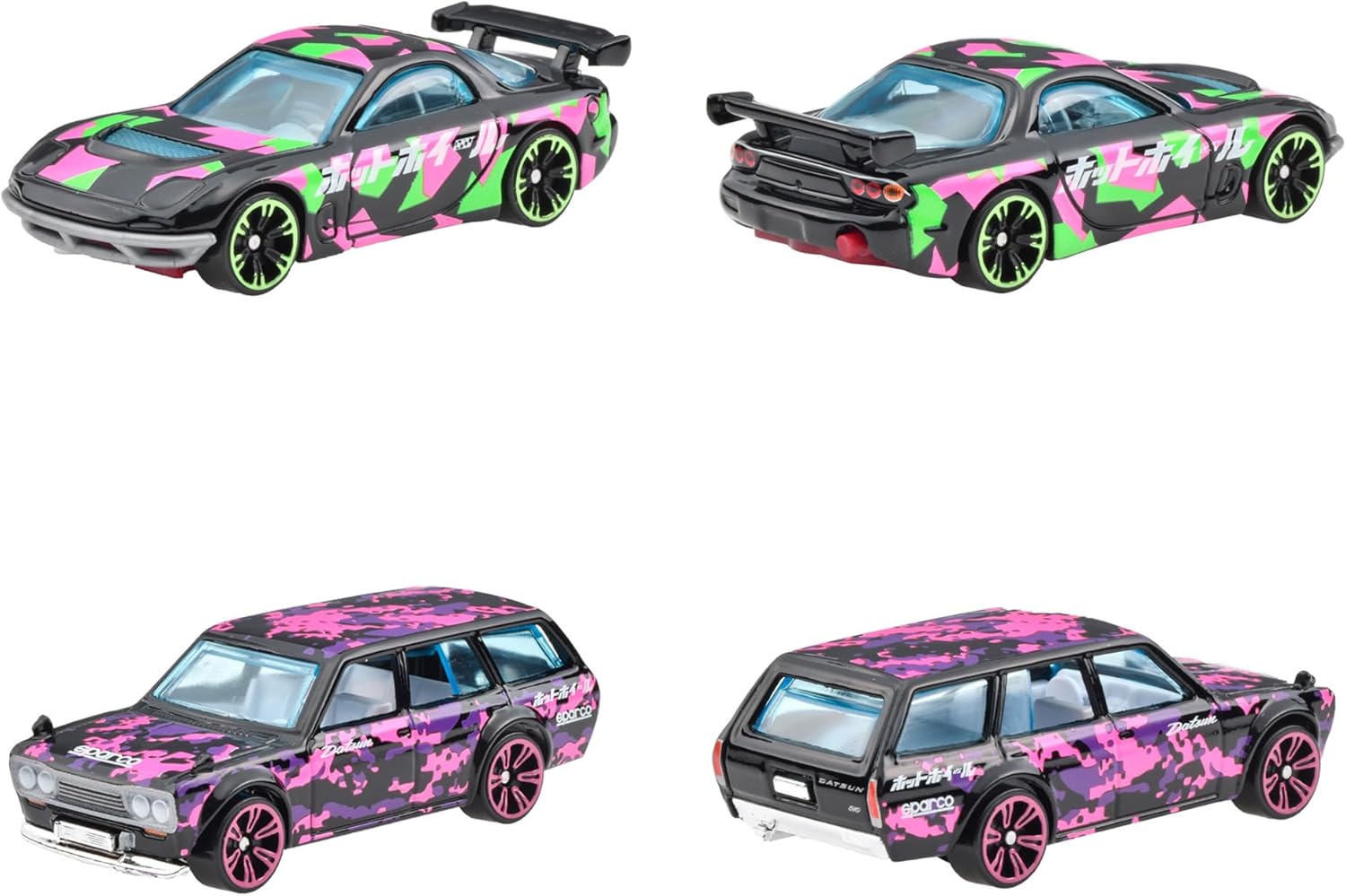 Hot Wheels Neon Speeders 10台セット Hot Wheels 986B-HLH72 Neon