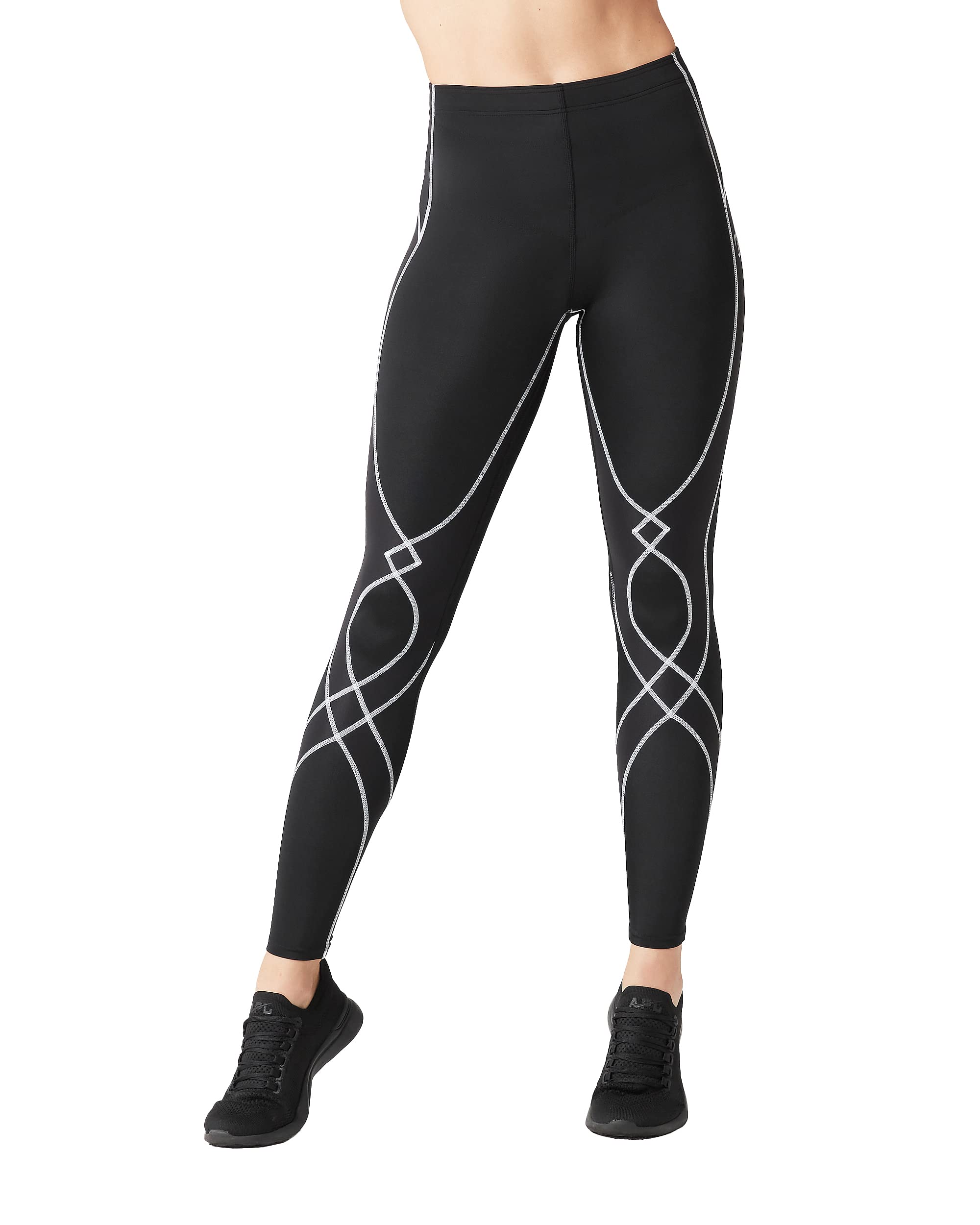 CW-X Women's Mid Rise Full Length Stabilyx Compression Legging Tights
