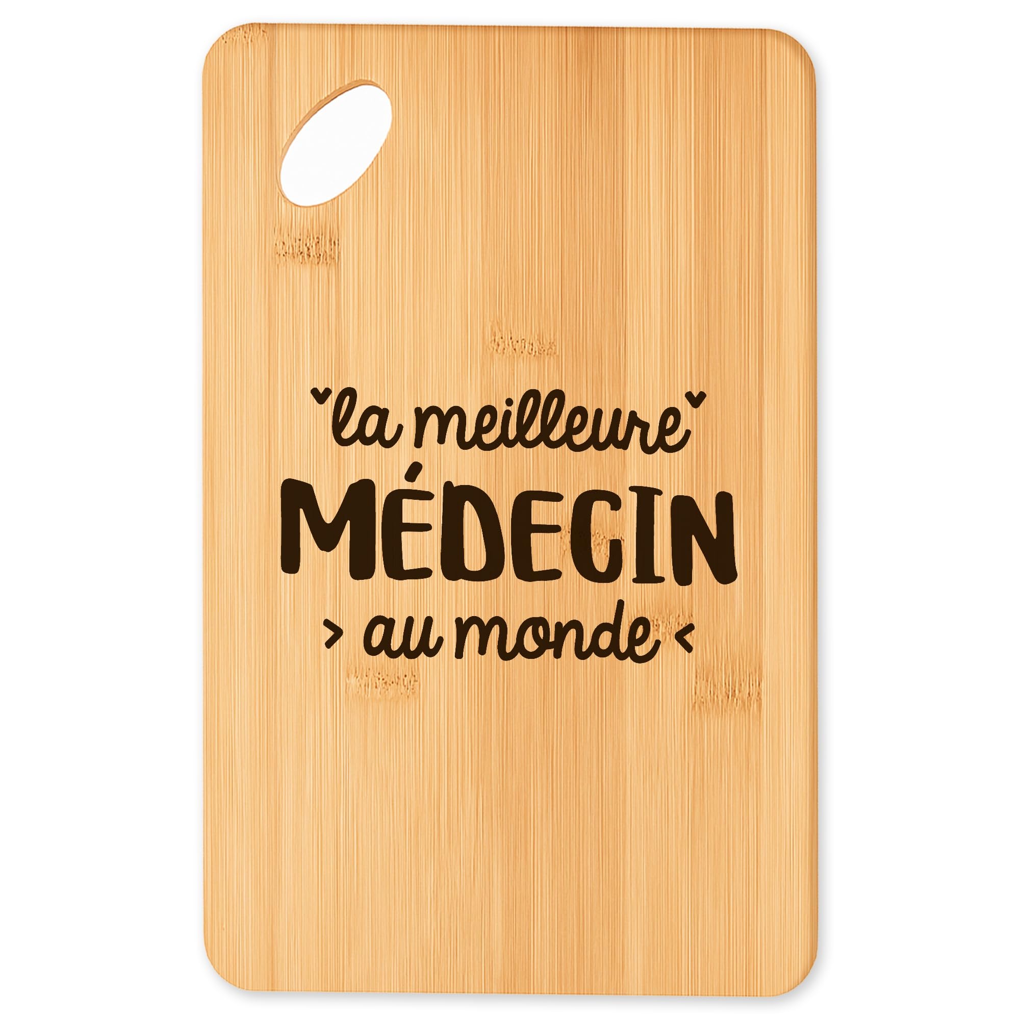 Planche à découper cadeau médecin idéal pour un apéro original