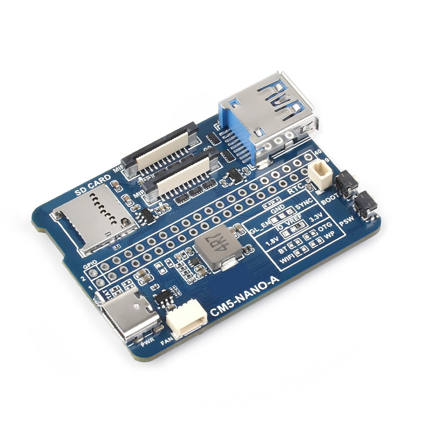 Per CM5 Base Board (A) Scheda di espansione salvaspazio per modulo di elaborazione 5 adatto sviluppo in miniatura di automazione industriale