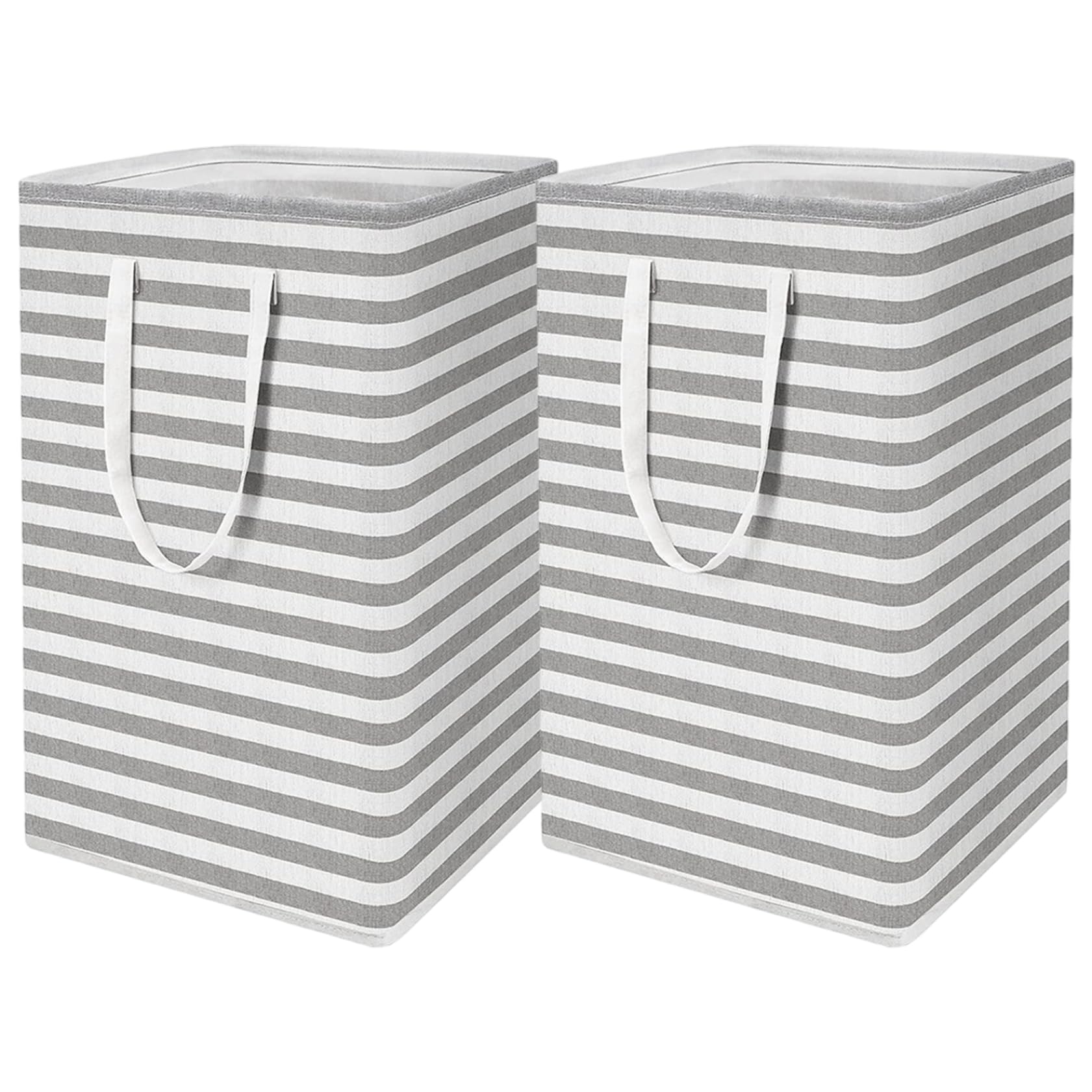 Panier à linge pliable pour dortoir et petite salle de bain avec poignées de transport