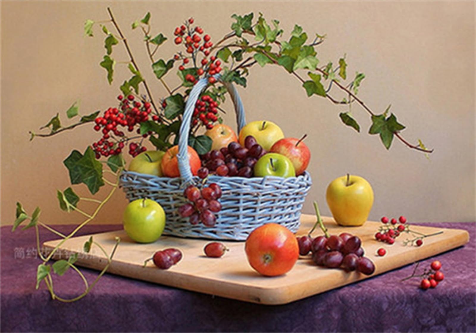 Diamant Painting Adulte relaxant motif fruit pour évacuer le stress