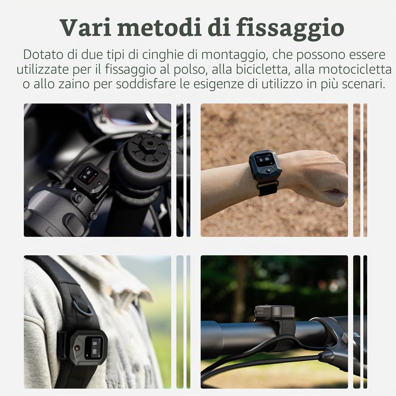 Insta 360 GPS Telecomando Bluetooth compatibile con le Videocamere Insta 360 X5/X4/X3/X2/ACE/ACE PR/ACE PRO 2/GO 3S