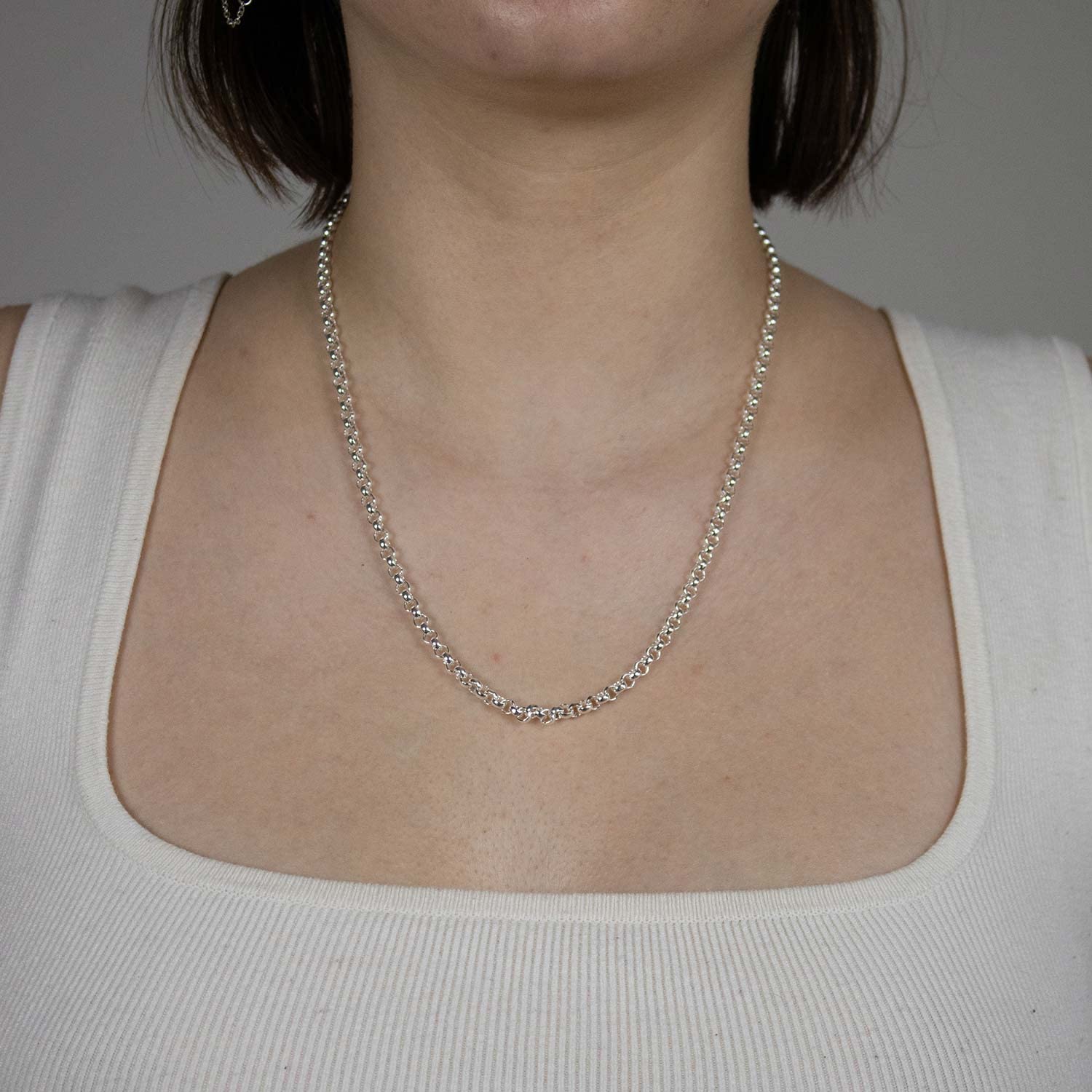 Silberkette Erbskette Breite 4,0mm - 925 Silber