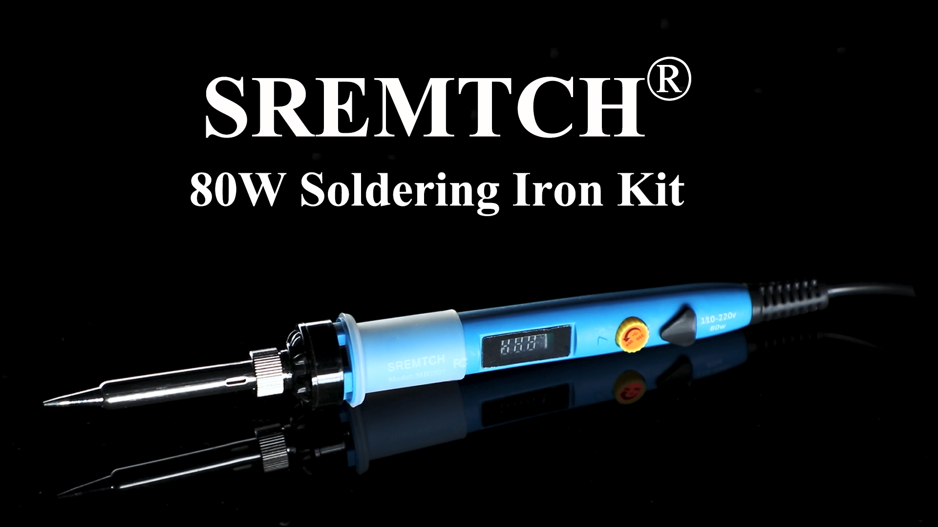 SREMTCH 80W Soldering Iron Kit LCD Display on Amazon Live