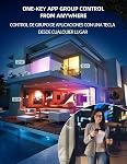Ampoules lumineuses intelligentes, RGBCW Ampoule lumineuse à changement de couleur, 7W A19 Bulbe led 60W Équivalent, Ampoules intelligentes qui fonctionnent avec Alexa Google Home, Pas de Hub requis, 2 Paquet...