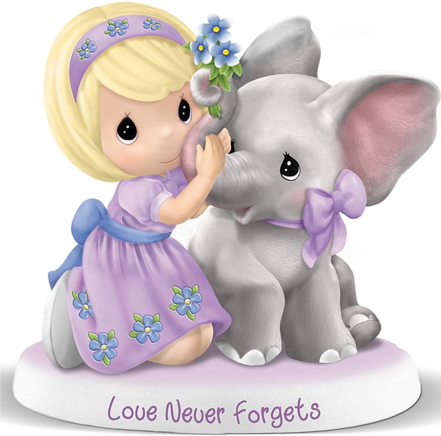 The Hamilton Collection Figurine: Precious Moments Love Never Forgets Alzheimer's Benefit Figurine