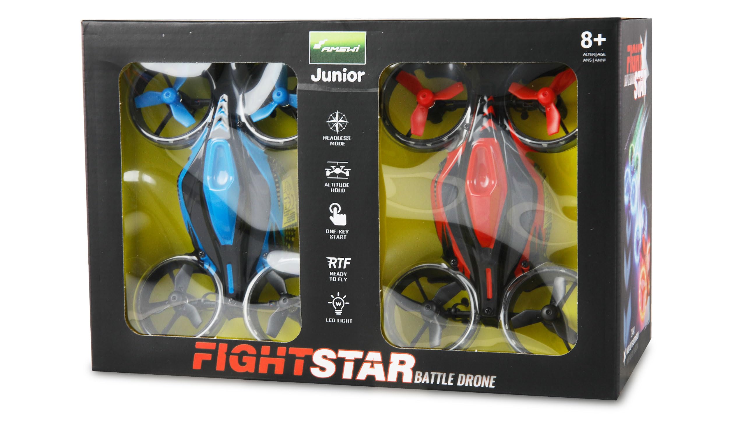 Amewi FightStar Battle Drone zestaw RTF czerwony i niebieski