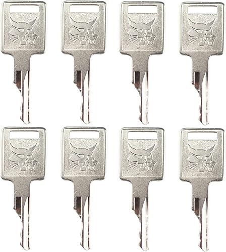 Miniatura 8 de 6693241 6PCS Reemplazo de llaves de encendido para Bo-bcat TER-ex GRO-ve JL-G Br-oce Ditch Witch Equipo pesado 307852A1 6709527 714602 A77313 D250
