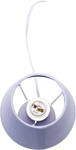 Miniatura 8 de Simple Designs - LT2009-PRP-2PK All The Rages lámpara de mesa de cerámica pequeña, púrpura