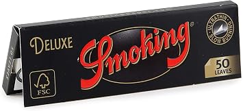 Smoking Papers - Deluxe - Medium Size - (25 Pack Bulk Display Box)