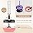RICRIS Premium Makeup Brush Cleaner Dryer Super-Fast Electric Brush Cleaner Machine Automatic Brush Cleaner Spinner Makeup Brush Tools (White)
