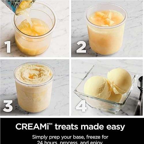 Miniatura 5 de 246 pintas de crema, para tapas de pintas de crema ninja, recipientes de almacenamiento de 16 onzas herméticos, reutilizables, compatibles con la