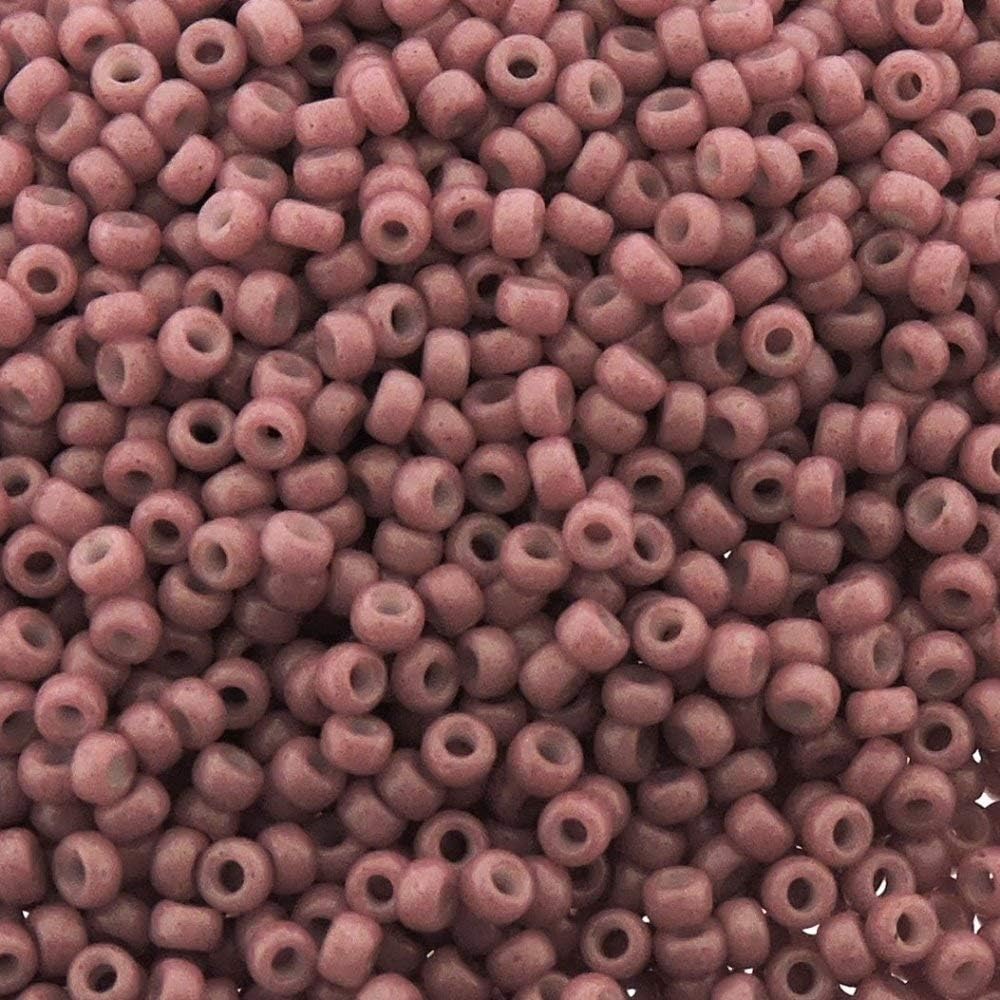 Special Dyed Old Rose Miyuki 11/0 rocailles Glass Seed Beads 24 Grams - Image 3