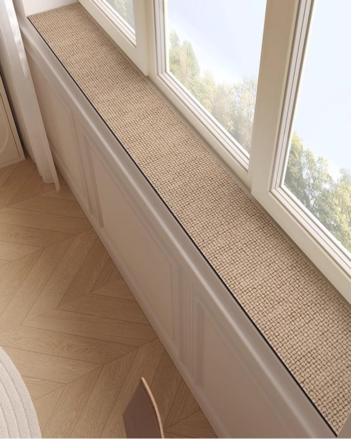 Tapis absorbant en diatomite pour rebord de fenêtre et balcon