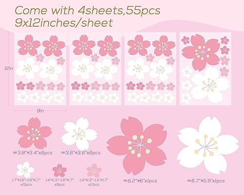 Miniatura 2 de FLFK Calcomanías de pared de ardilla para dormitorio de niños, calcomanías de vinilo extraíbles para decoración de paredes interiores, juego de 6