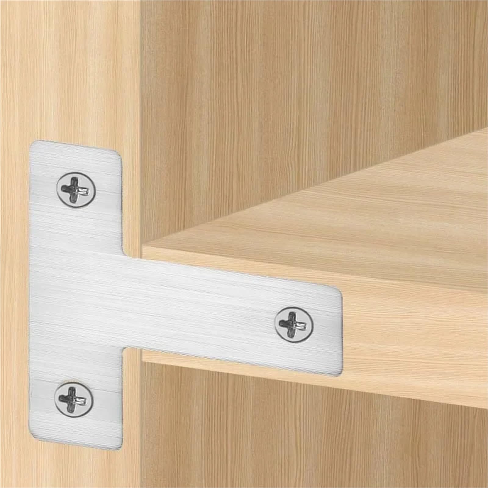 Escuadras Metalicas Conector de placa capa empalme tablero madera hierro angular código esquina muebles acero inoxidable engrosado(L150X150-1PCS)