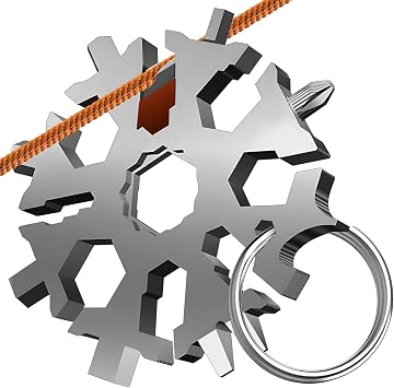 Gifts for Christmas Stocking Stuffers for Men,35 in 1 Snowflake Multi Tools