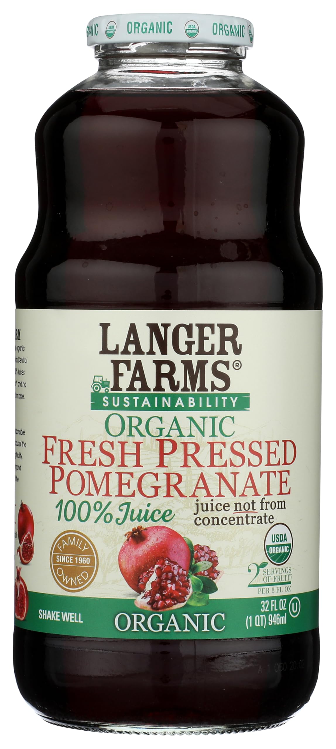 L Juice, All Pomegranate, 32 fz (pack of 6 ) ( Value Bulk Multi-pack)