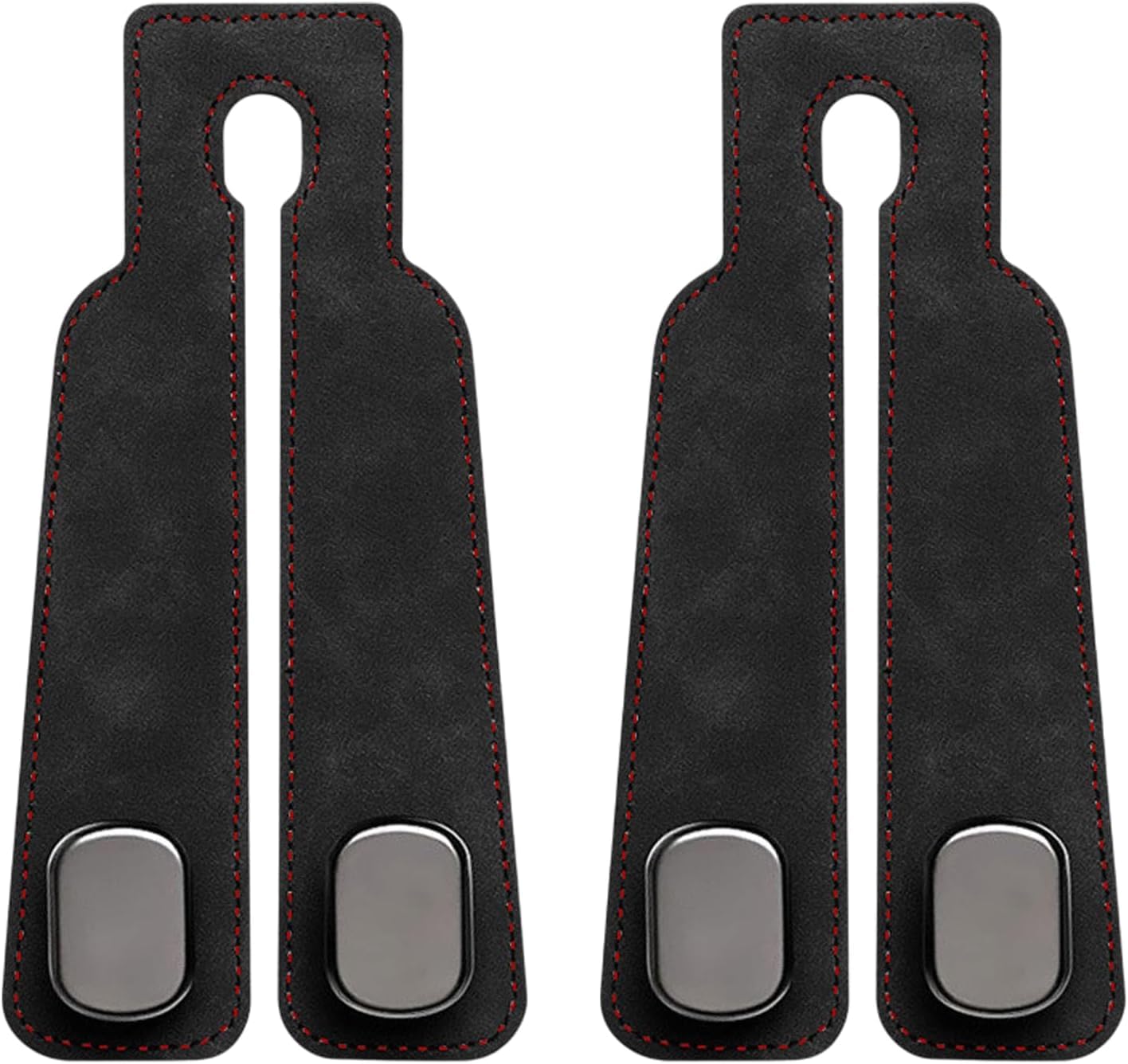 LXPINO 2PCS Car Seat Back Double Hook，Car Headrest Hooks Backseat Hangers,Leather Car Seat Organiser Hooks，for Buick Regal 2008-2017 GM Epsilon II car Accessories,Black