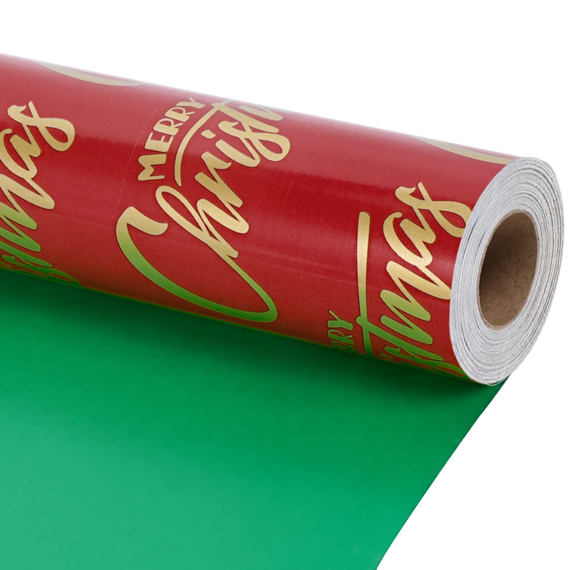 Aazon.co: LaRibbons Reversible Christas Wrapping Paper Ini Roll