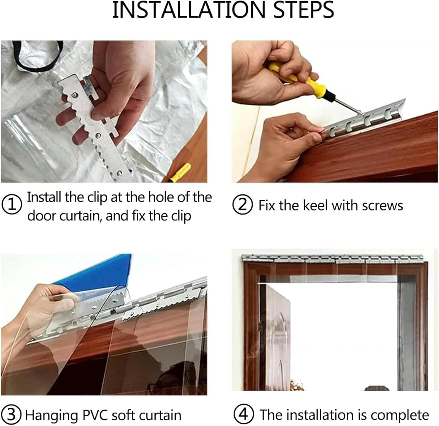 Walk in Cooler PVC Plastic Door Strip Curtain, Commercial Strip Door Curtain Partition Door Curtain Panel Warehouse Coldroom Chiller